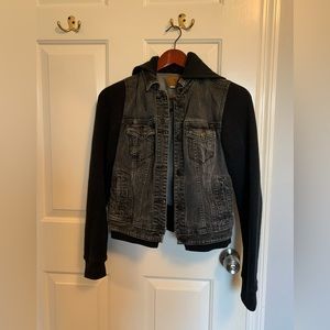 AE Denim Hoodie Jacket
